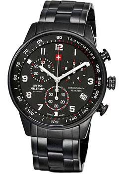 Швейцарские наручные  мужские часы Swiss military SM34012.04. Коллекция Кварцевые хронографы