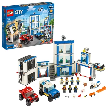 Конструкторы LEGO(LEGO City 60246 Конструктор ЛЕГО Город Полицейский участок)